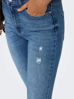 ONLMILA Hohe Taille Skinny Fit Knöchellang Jeans