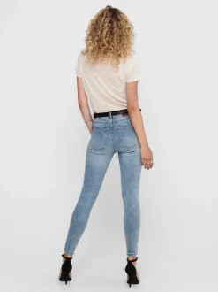 ONLMILA Hohe Taille Skinny Fit Knöchellang Jeans