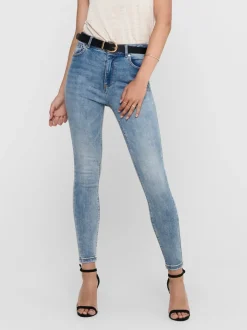 ONLMILA Hohe Taille Skinny Fit Knöchellang Jeans