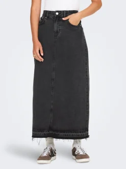 ONLNELIA Denim Jeansrock Langer Rock