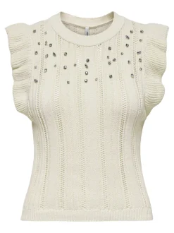 ONLNEWTULLE Gestricktes Oberteil