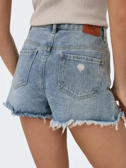 ONLPACY Hohe Taille Normal geschnitten Jeans-Shorts