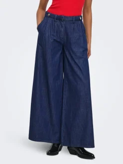 ONLPOSE Hohe Taille Weiter Beinschnitt Jeans