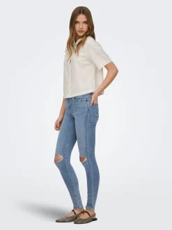 ONLPOWER Mittlere Taille Skinny Fit Knöchellang Jeans