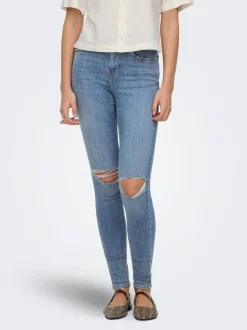 ONLPOWER Mittlere Taille Skinny Fit Knöchellang Jeans
