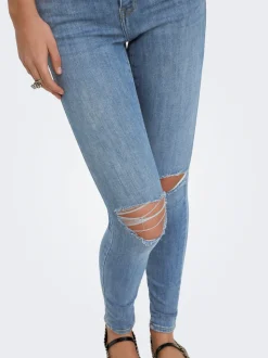 ONLPOWER Mittlere Taille Skinny Fit Knöchellang Jeans