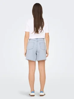 ONLREBECCA Mittlere Taille Normal geschnitten Jeans-Shorts