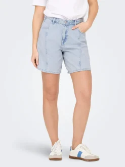 ONLREBECCA Mittlere Taille Normal geschnitten Jeans-Shorts