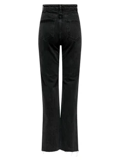 ONLRILEY Hohe Taille Gerade geschnitten Jeans