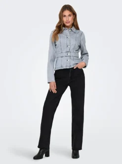 ONLRILEY Hohe Taille Gerade geschnitten Jeans