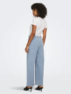 ONLRINE Weiter Beinschnitt Hose mit weitem Beinschnitt