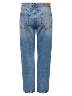 ONLROBYN Hohe Taille Gerade geschnitten Jeans