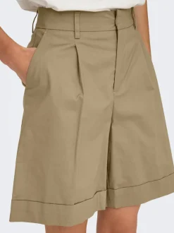 ONLROSALIE Hohe Taille Locker geschnitten Bermuda Shorts