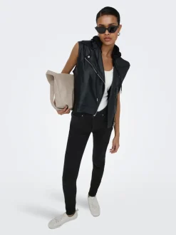 ONLROYAL-POWER Hohe Taille Skinny Fit Jeans