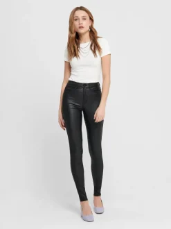 ONLROYAL Skinny Fit Kunstlederhosen