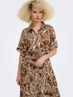 ONLSAFA Langes Kleid