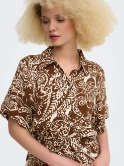 ONLSAFA Langes Kleid