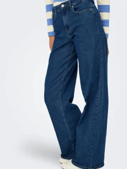 ONLSANNA Hohe Taille Weiter Beinschnitt Jeans