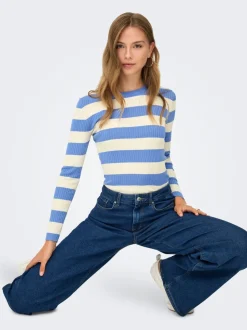 ONLSANNA Hohe Taille Weiter Beinschnitt Jeans