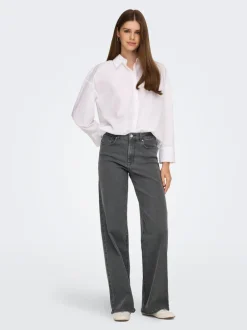 ONLSANNA Hohe Taille Weiter Beinschnitt Jeans