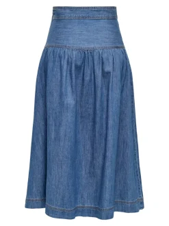 ONLSEVIGNY Jeansrock Langer Rock