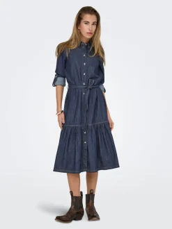 ONLSEVIGNY Langes Kleid