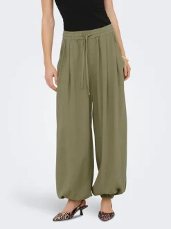 ONLSIESTA Weiter Beinschnitt Leinen Hose mit weitem Beinschnitt