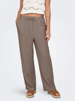 ONLSIESTA Gerade geschnitten Leinen Hose