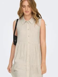 ONLSIESTA Leinen Kurzes Kleid