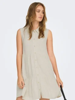 ONLSIESTA Leinen Kurzes Kleid