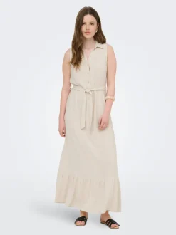 ONLSIESTA Leinen Langes Kleid