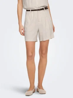ONLSIESTA Normal geschnitten Leinen Shorts
