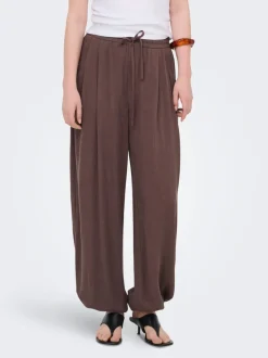 ONLSIESTA Weiter Beinschnitt Leinen Hose mit weitem Beinschnitt
