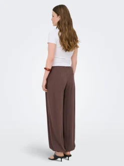 ONLSIESTA Weiter Beinschnitt Leinen Hose mit weitem Beinschnitt