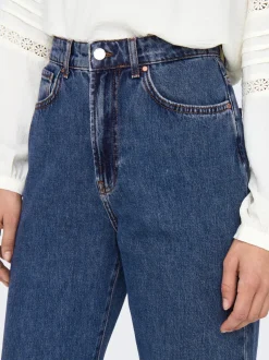 ONLSILJE Hohe Taille Gerade geschnitten Jeans