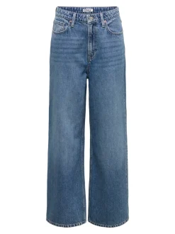 ONLSILKY Hohe Taille Weiter Beinschnitt Jeans
