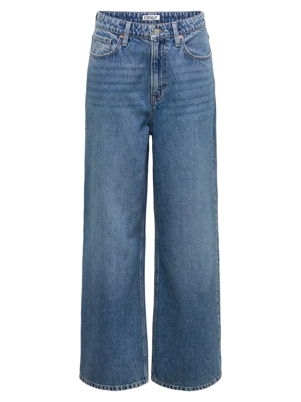 ONLSILKY Hohe Taille Weiter Beinschnitt Jeans