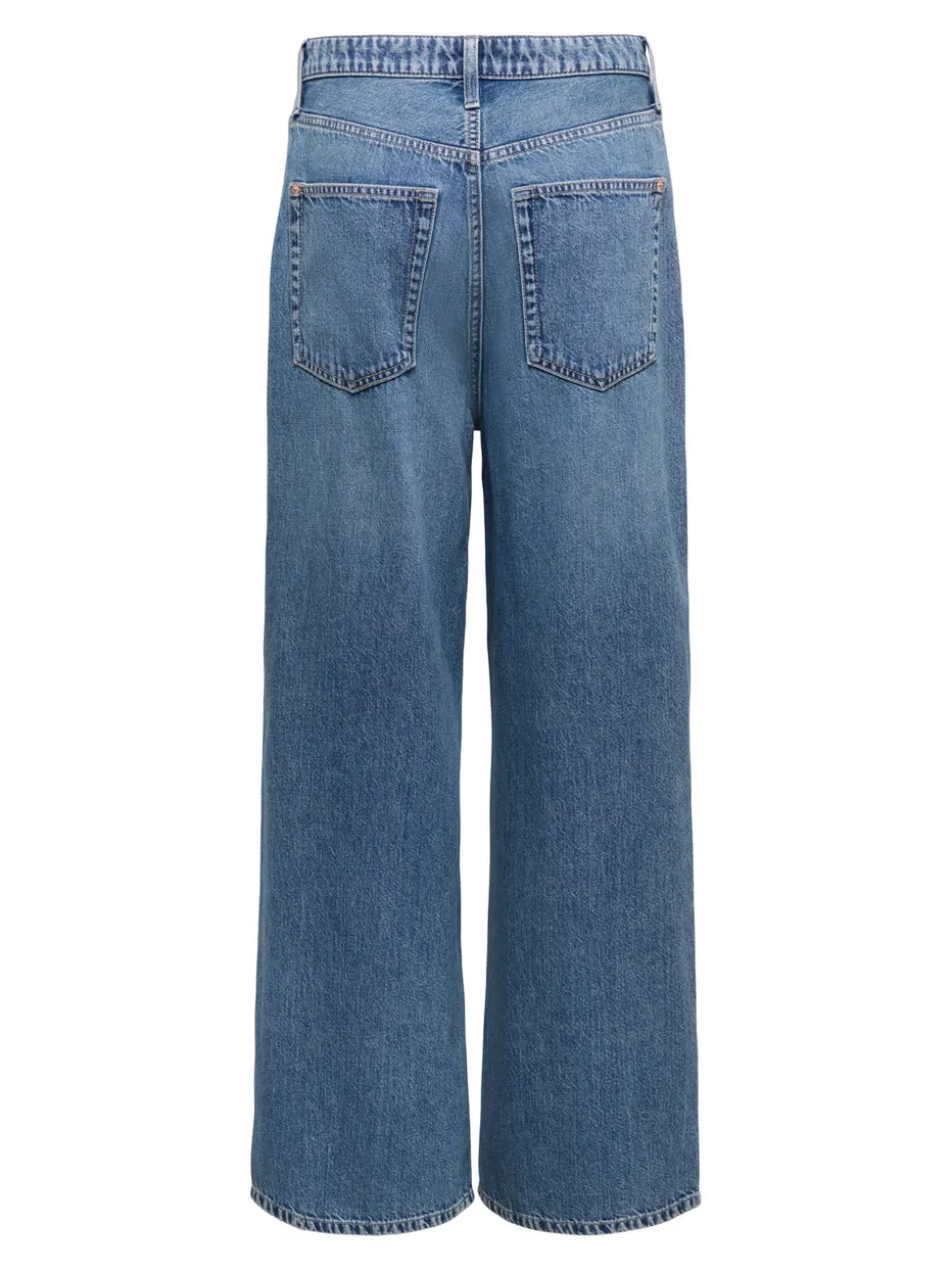 ONLSILKY Hohe Taille Weiter Beinschnitt Jeans