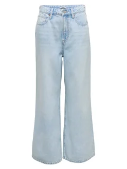 ONLSILKY Hohe Taille Weiter Beinschnitt Jeans