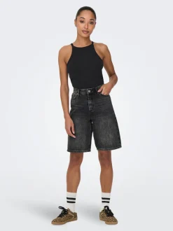 ONLSONNY Hohe Taille Normal geschnitten Jeans-Shorts