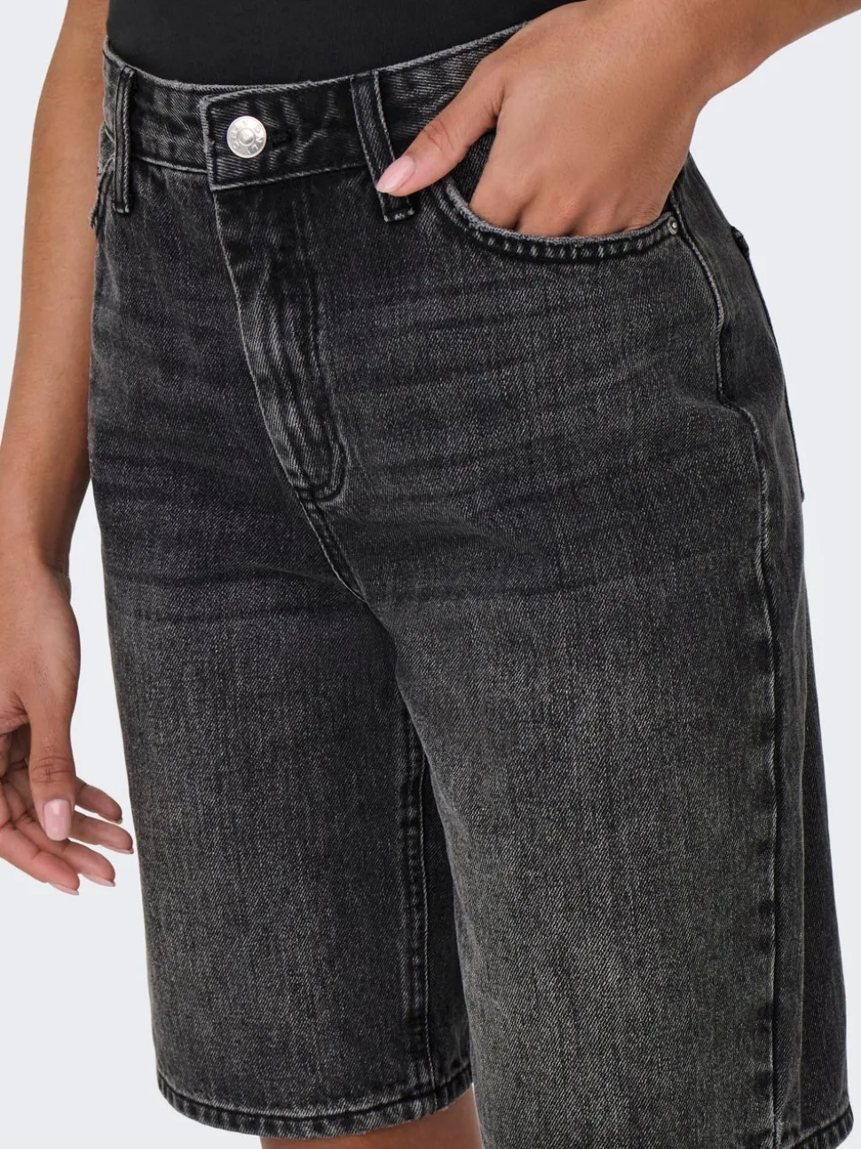 ONLSONNY Hohe Taille Normal geschnitten Jeans-Shorts