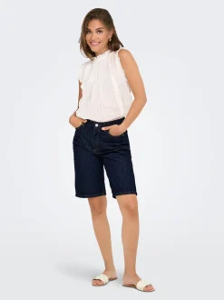 ONLSONNY Hohe Taille Normal geschnitten Jeans-Shorts