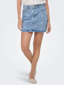 ONLSTELLA Denim Jeansrock Kurzer Rock