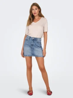 ONLSTELLA Denim Jeansrock Kurzer Rock