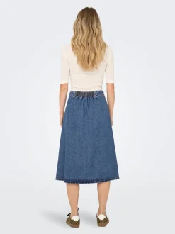 ONLTHEA Denim Jeansrock Midirock