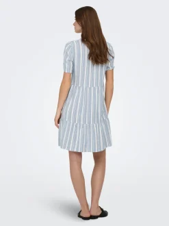 ONLTIRI-GOA Leinen Kurzes Kleid