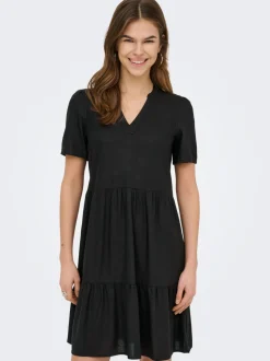 ONLTIRI-GOA Leinen Kurzes Kleid
