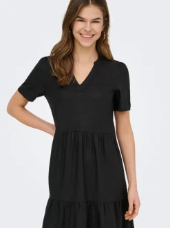 ONLTIRI-GOA Leinen Kurzes Kleid