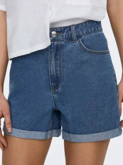 ONLVEGA Hohe Taille Normal geschnitten Jeans-Shorts