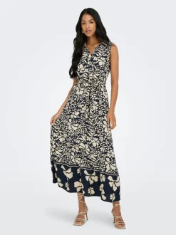 ONLVIBE Langes Kleid